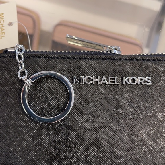 Michael Kors Jet Set Travel Small Leather Top Zip Coin Pouch With ID - Picture 13 of 16